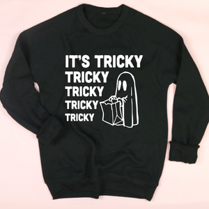 Glow-In-The-Dark It's Tricky Adult Unisex Sweatshirt - XS only