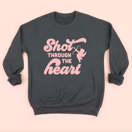 Shot Through the Heart Adult Unisex Sweatshirt - XS only