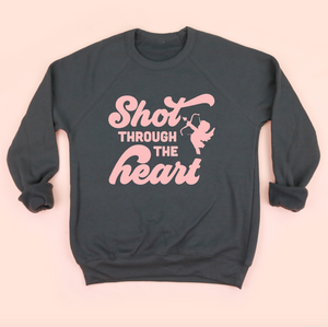 Shot Through the Heart Adult Unisex Sweatshirt