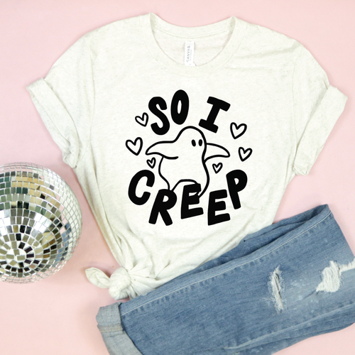 So I Creep Ghost Adult Unisex Tee