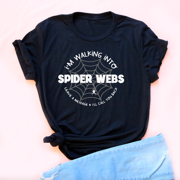 Spider Webs Adult Unisex Tee