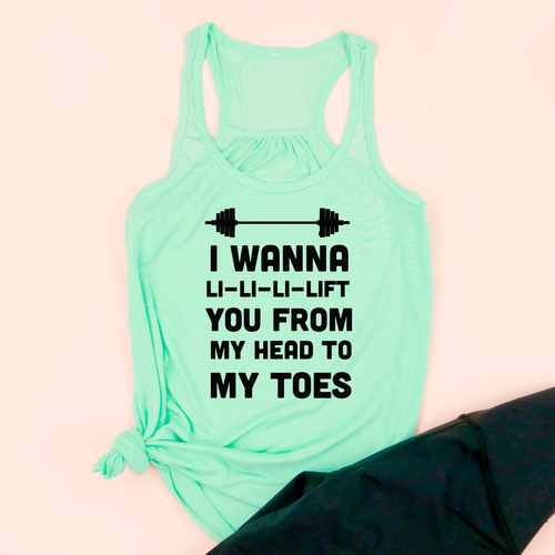 I Wanna Lift You Women's Racerback Tank