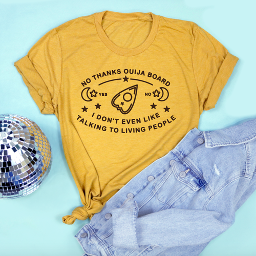 Ouija Board Adult Unisex Tee - S only